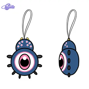 New Design Creative Custom Plush Animal Toys Stuffed Spider with Big Eyes Lovely Pendant Students Gifts