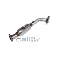 Downpipe M2 2,5 pouces en acier inoxydable poli à haut débit avec embouts pour capteur O2, montage direct par boulons pour Honda Civic Si EP3 K20A3 2002-2005