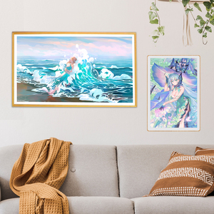 <span class=keywords><strong>Cadre</strong></span> numérique LCD pour l'art, galerie privée personnalisée, contrôle à distance Wi-Fi, <span class=keywords><strong>cadre</strong></span> mural pour photos, peinture sur toile mate anti-reflets - Product Image 3