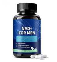 NAD+ Plus pour Hommes : Capsules Énergisantes et Soutien Professionnel Masculin avec CoQ10, Resvératrol, Quercétine et Palmier Nain