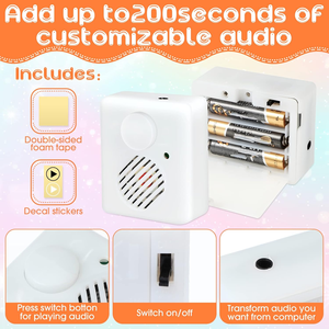 Giáng Sinh Âm Thanh Ghi Âm Đồ Chơi Sang Trọng Nhồi Bông Tưởng Niệm Ghi Âm Mô-đun Cho Sang Trọng Thú Nhồi Bông - Product Image 2