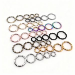 Fashion Gold Zinc Alloy Spring Rings Purse Chain Clasps Hooks <strong>Carabiner</strong> <strong>Clips</strong> DIY Luggage Bag Hardware Accessories for Bags - Product Image 5