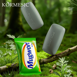 สบู่ก้อนคอร์เมซิค ผลิตภัณฑ์สั่งทำพิเศษ (OEM) 100 กรัม สบู่อาร์เทมิเซียแอนนัว ช่วยลดแบคทีเรียและไรฝุ่น ทำความสะอาด ผิวขาวกระจ่างใส สบู่ธรรมชาติสำหรับอาบน้ำ - Product Image 1