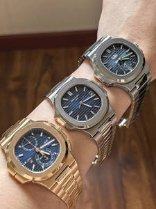 رجال الأعمال متعددة الوظائف مؤشر مضيئة نظام تحديد المواقع احتياطي الطاقة للماء الساعات الميكانيكية الياقوت الكريستال الفولاذ المقاوم للصدأ - Product Image 2