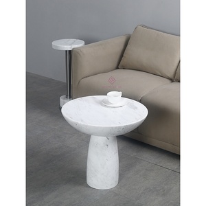 Fascia alta Carrara bianco galleggiante balcone laterale italiano naturale in marmo <span class=keywords><strong>esterno</strong></span> pezzo di accento per la decorazione della casa - Product Image 4