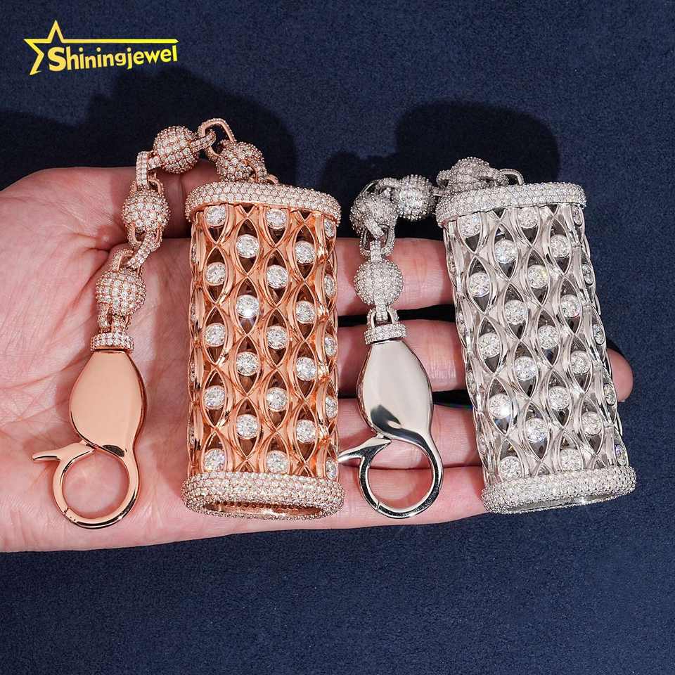 Crazy Eye Desgin Luxury VVS Diamond Lighter Case Bezel Iced Out Jewelry ...