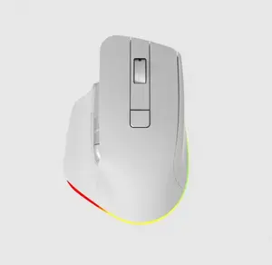 Ergonomic Wireless Performance RGB Mouse USB BluetoothMouse With Ultra Fast Scrolling