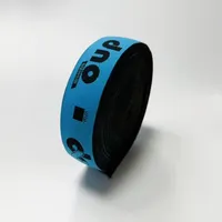 Bande élastique en nylon jacquard à chevrons écologique imprimée sur mesure pour ceintures et vêtements de sport