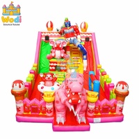 Aire de jeux gonflable pour enfants et adultes, certifiée CE, fabrication OEM disponible, directement de l'usine pour les événements, souffleur inclus, résistante aux UV, écologique