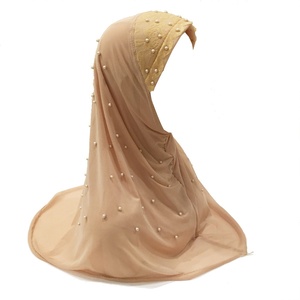 Pañuelo árabe de cuentas de uñas de malla de doble capa, sombrero de moda, poliéster de verano para musulmanes, exportado exclusivamente para Amazon AliExpre - Product Image 4