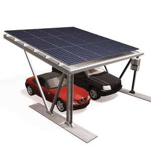 ระบบที่จอดรถคุณภาพสูงที่ทันสมัย10KW อลูมิเนียมน้ำหนักเบา60เมตร/วินาทีลมโหลด3KN/เมตรโหลดหิมะสำหรับรถ - Product Image 1