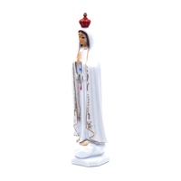 Statue de fatima en plastique, 17cm, vente en gros d'usine