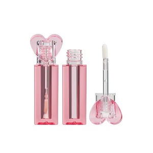 Capuchon en forme de coeur 3ml <span class=keywords><strong>Rectangle</strong></span> rose en plastique emballage de brosse personnalisé pour conteneur de crème d'huile à lèvres Tubes de brillant à lèvres rose - Product Image 6