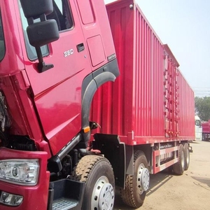 Fabbrica-a basso prezzo nuovo camion Diesel <span class=keywords><strong>rosso</strong></span> 8x4 camion automatico grande carico <span class=keywords><strong>furgone</strong></span> destro sterzo segmento di autocarro pesante - Product Image 3