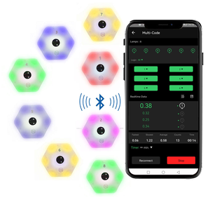 Système de lampes d'entraînement complet pour <span class=keywords><strong>le</strong></span> football et <span class=keywords><strong>le</strong></span> basketball, améliorez votre agilité et votre condition physique, 6 lumières + application - Product Image 6