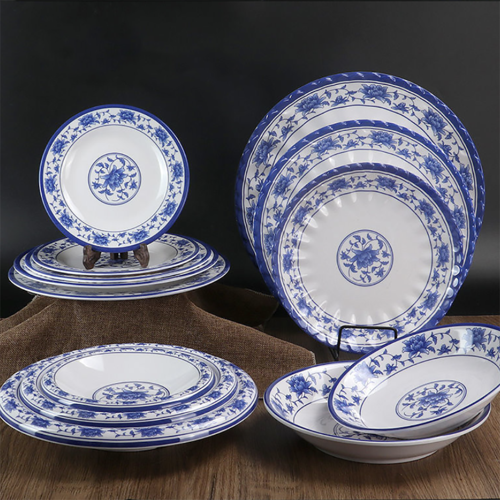 Melamine Plates Antique White Dinnerware Sets Merida Melamine