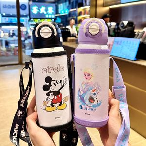 Botella de agua <span class=keywords><strong>Lilo</strong></span> <span class=keywords><strong>y</strong></span> <span class=keywords><strong>Stitch</strong></span> para viajes <span class=keywords><strong>y</strong></span> en casa, acero inoxidable aislado al vacío con tapa de boquilla de bloqueo - Product Image 4