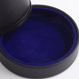 High End Handmade Luxury Customizable Pu Leather <b>Dice</b> Cup Shaker for Ktv Family Games Oem Odm Solid Fashionable - Product Image 4