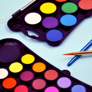 <span class=keywords><strong>Peinture</strong></span> à l'aquarelle solide 24 couleurs de haute qualité et non toxique pour les enfants - Product Image 4
