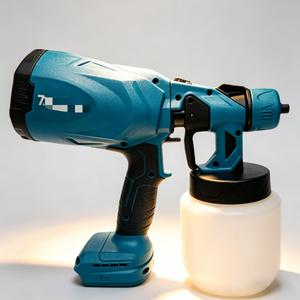 <span class=keywords><strong>Pistolet</strong></span> de pulvérisation de <span class=keywords><strong>peinture</strong></span> HVLP pour usage domestique, <span class=keywords><strong>pistolet</strong></span> de pulvérisation sans fil 18V, buse de 1.8mm, 800ml/min, sans balais, compatible avec la batterie <span class=keywords><strong>Makita</strong></span> 18V - Product Image 2