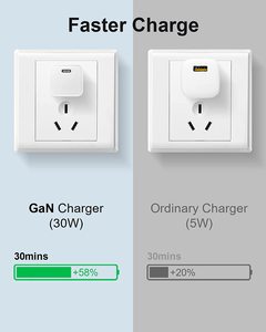 Cargador ZCOTU de 30W, Bloque de Carga Rápida GaN PD, <span class=keywords><strong>Adaptador</strong></span> de <span class=keywords><strong>Corriente</strong></span> USB-C para <span class=keywords><strong>iPhone</strong></span> 14 <span class=keywords><strong>13</strong></span> <span class=keywords><strong>Pro</strong></span> <span class=keywords><strong>Max</strong></span>, iPad <span class=keywords><strong>Pro</strong></span>, MacBook Air, Samsung Galaxy S22 - Product Image 3
