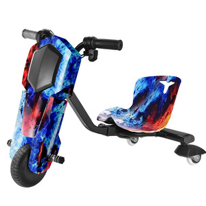 Tricycle électrique Go Kart avec carrosserie en acier allié de 6,3 pouces, design ouvert pour enfants, avec haut-parleur Bluetooth - Product Image 1