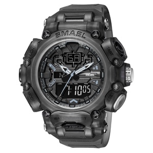 Reloj de Pulsera Deportivo SMAEL 8053, Reloj Digital LED Resistente al Agua para Hombre, Reloj de Plástico con Doble Hora - Product Image 3