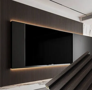 Panel de Pared WPC con Textura Realista de Madera, Revestimiento Decorativo para Sala de Estar - Product Image 4