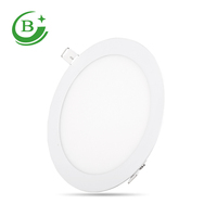 Éclairage intérieur, protection des yeux, forme ronde, encastré, panneau lumineux LED 15W