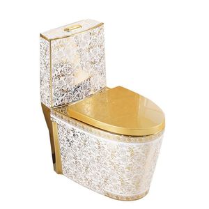 โถสุขภัณฑ์แบบชิ้นเดียวสีทองจากจีน - Product Image 3