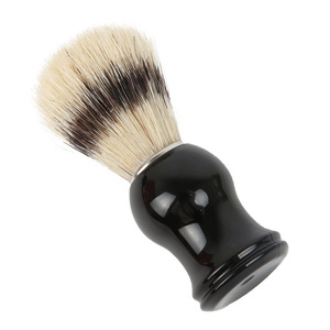 Playboy Shaving <b>Brush</b> Pure Badger Hair Black Handle For Men's Facial Grooming - Product Image 2