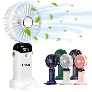 X418-1 Vente en gros de ventilateurs électriques portatifs personnalisés avec logo, recharge USB, mini modèle en plastique - Product Image 1