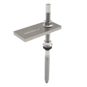 Hanger Bolt With L Feet Solar Mounting Structure Roof Mounting
