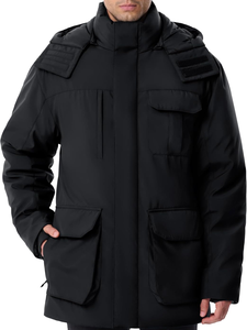 Nouvelle veste en jean déchirée unie pour homme, col montant, poches boutonnées, style décontracté, pour jeunes hommes, collection automne - Product Image 2