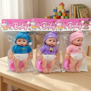 Deluxe 27cm PVC Voice Baby <b>Doll</b> with Potty Toilet and Training <b>Accessories</b> for Toddler Potty Training Simulation - Product Image 1