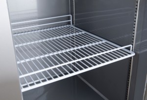 Réfrigérateur commercial Nuelead NE-804 à porte vitrée simple, 450L, en acier inoxydable, à froid ventilé, pour cuisine domestique, avec bacs de réfrigération 0-10°C - Product Image 2