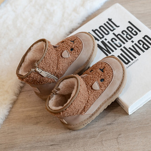 Cute Wholesale Toddler Flat Child Snow Boots Plush Warm Snow Boots Kids Fashion Casual Kids Winter Snow Boots for Kids - Product Image 6