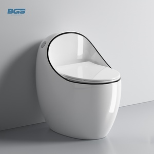 Ensemble WC moderne en céramique monobloc <span class=keywords><strong>avec</strong></span> cuvette à poser au sol, chasse d'eau et réservoir encastré, idéal pour la vente en gros - Product Image 2