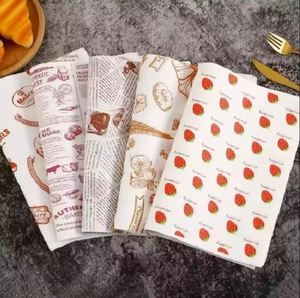 Papier d'emballage pour sandwich de restaurant écologique en gros, papier ciré respectueux de l'environnement pour l'emballage des aliments et des boissons - Product Image 3