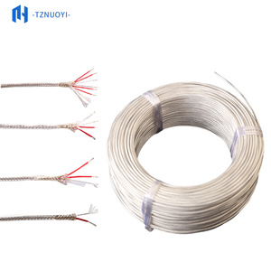 Câble de compensation PT100 à 2, 3, 4 ou 6 conducteurs, <span class=keywords><strong>isolation</strong></span> FEP/PTFE/PFA, blindage en cuivre argenté, capteur de résistance <span class=keywords><strong>thermique</strong></span> - Product Image 1