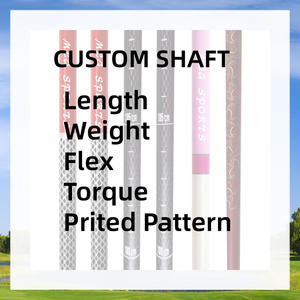 Nouvelle arrivée Tissu de carbone 1k 3k Logo personnalisé Design <span class=keywords><strong>Acier</strong></span> avec manche en <span class=keywords><strong>graphite</strong></span> Golf Prix d'usine OEM Manche de golf - Product Image 4