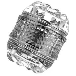 Male Double <b>Masturbation</b> Space Cup Portable Men's Double-head Crystal Vibrating Airplane Cup Stress Relief Adult - Product Image 3