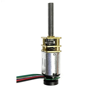 Motorreductor en miniatura N20 M3 con tornillo de acero al carbono, actuador lineal con motor de CC y codificador para control de movimiento de precisión - Product Image 4