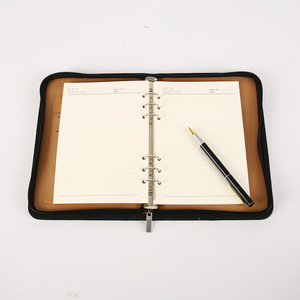 Buku catatan kulit pu dengan kalkulator, buku catatan organizer dengan penggaris, buku catatan agenda - Product Image 6