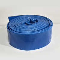 Tuyau d'irrigation agricole plat en PVC de 1 2 3 4 6 8 pouces avec service de découpe, longueur personnalisée pour l'agriculture et l'arrosage