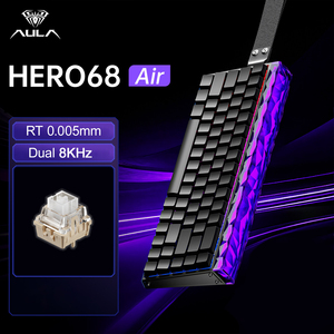 Teclado Aula Hero 68Air Tri-Modo con Frecuencia de Sondeo de 8000Hz y Interruptores Magnéticos de Efecto Hall para Gamers Profesionales - Product Image 2