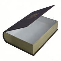 Caja de Regalo Magnética de Cartón Rígido para Embalaje de Ropa, Diseño de Color con Logotipo Personalizado de Lujo, Caja Decorativa con Forma de Libro Falso