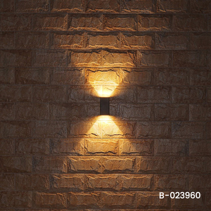 Luminaires muraux LED modernes IP65 en aluminium étanche 6W 8W 12W blanc chaud murs de décoration en verre trempé à intensité variable - Product Image 3