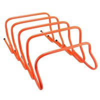 Equipo de Entrenamiento Deportivo Ligero, Obstáculos de Velocidad con Alturas Ajustables, Juego de Obstáculos Plegables para Entrenamiento de Agilidad