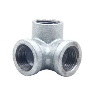 Factory price internal malleable cast iron equal side outlet elbow for fire extinguishing system